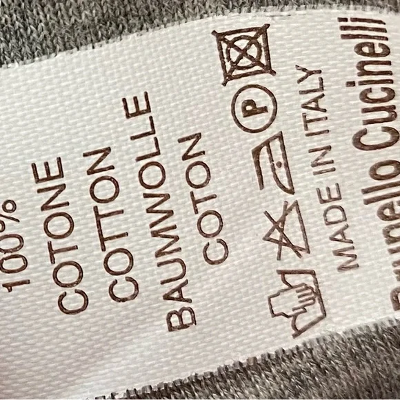 Brunello Cucinelli White Women's Jacket with Gray Hood S - Picture 10 of 11